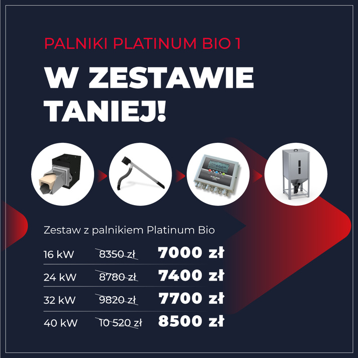 Promocja na palniki Platinum Bio 1